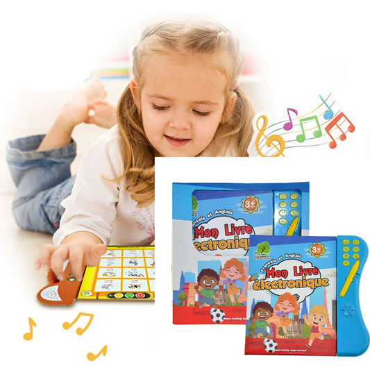Le Livre Électronique Éducatif 📚✨ Français-Anglais qui éveille l’esprit et amuse vos enfants en un seul clic ! 🎧👶🇫🇷🇬🇧